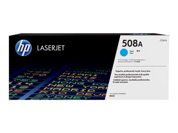 Lasertoner HP 508A CF361A, 5000 sider, cyan