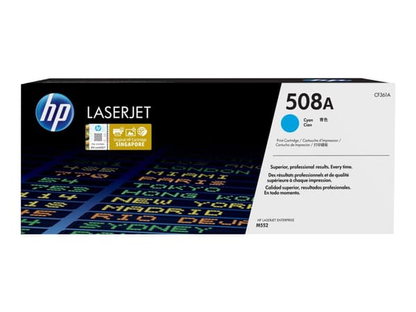 Lasertoner HP 508A CF361A, 5000 sider, cyan