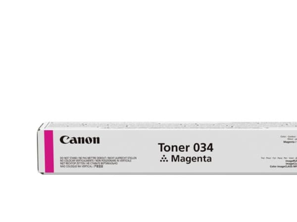 Canon 034 - Magenta - original - tonerpatron - for ImageCLASS MF810Cdn, MF820Cdn; imageRUNNER C1225, C1225iF