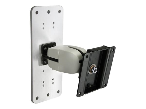 Ergotron 100 Series - Monteringssett (dobbel dreietapp) - for flatpanel - grå, svart - skjermstørrelse: inntil 32"