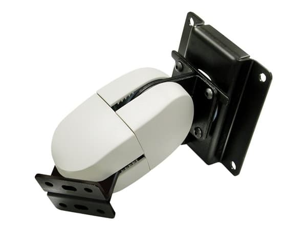 Ergotron 100 Series - Monteringssett (dobbel dreietapp) - for flatpanel - grå, svart - skjermstørrelse: inntil 32"
