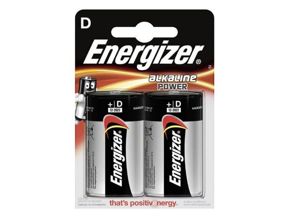 Energizer Alkaline Power - Batteri 2 x D - Alkaline