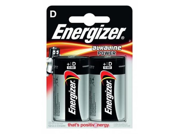 Energizer Alkaline Power - Batteri 2 x D - Alkaline