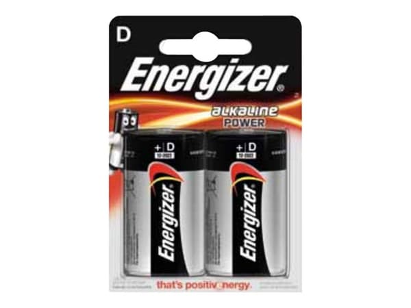 Energizer Alkaline Power - Batteri 2 x D - Alkaline