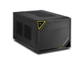 Miniatyrbilde 2 av 5: Sharkoon SHARK ZONE C10 - Tower - mini-ITX - ingen strømforsyning (ATX12V / SFX12V) - svart, gul - USB/lyd