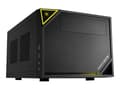 Miniatyrbilde 1 av 5: Sharkoon SHARK ZONE C10 - Tower - mini-ITX - ingen strømforsyning (ATX12V / SFX12V) - svart, gul - USB/lyd