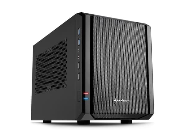 Sharkoon QB One, PC, Sort, Mini-ITX, 15 cm, 31,5 cm, 14,5 cm