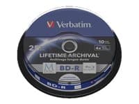 Verbatim M-Disc - 10 x BD-R - 25 GB 4x - blekkstråleskrivbar overflate - spindel