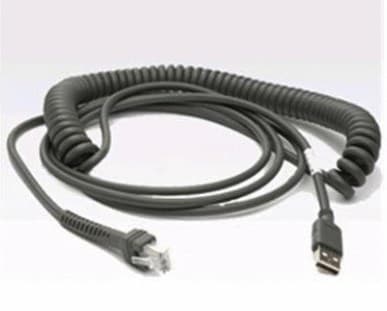 Zebra - Strømforsynt USB-kabel - USB PlusPower (12 V) (hann) - 12 V - 2.13 m - for Symbol DS7708-SR; Zebra DS7708-SR