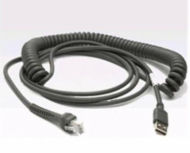 Zebra - Strømforsynt USB-kabel - USB PlusPower (12 V) (hann) - 12 V - 2.13 m - for Symbol DS7708-SR; Zebra DS7708-SR