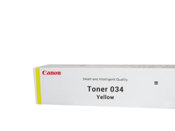 Canon 034 - Gul - original - tonerpatron - for ImageCLASS MF810Cdn, MF820Cdn; imageRUNNER C1225, C1225iF
