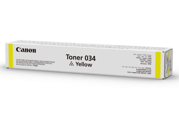 Canon 034 - Gul - original - tonerpatron - for ImageCLASS MF810Cdn, MF820Cdn; imageRUNNER C1225, C1225iF