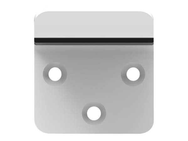 Multibrackets M Headset Holder - Monteringssett (veggmontering) - for hodetelefoner / hodesett - aluminium - hvit - veggmonterbar