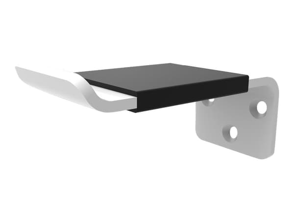 Multibrackets M Headset Holder - Monteringssett (veggmontering) - for hodetelefoner / hodesett - aluminium - hvit - veggmonterbar