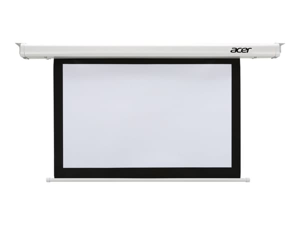 Acer E100-W01MW - Projeksjonsskjerm - takmonterbar, veggmonterbar - motorisert - 220/230 V - 100" (254 cm) - 16:10 - Matthvit