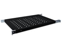 DIGITUS - Rack-hylle - RAL 9005, svart - 1U - 19"