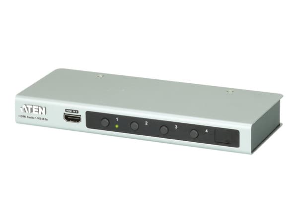ATEN VS481B - Video/audio switch - 4 x HDMI - stasjonær