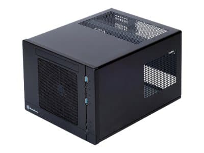 SilverStone SUGO SG05-Lite - Tower - Mini-DTX - ingen strömförsörjning - svart - USB/ljud