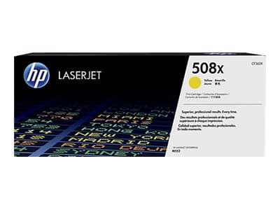HP 508X - Høy ytelse - gul - original - LaserJet - tonerpatron (CF362X) - for Color LaserJet Enterprise MFP M577; LaserJet Enterprise Flow MFP M577
