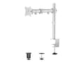 Miniatyrbilde 2 av 5: Neomounts NM-D135 - Monteringssett - full bevegelse - for LCD-skjerm - sølv - skjermstørrelse: 10"-30" - klemmemonterbar, malje, skrivebordsmonterbar