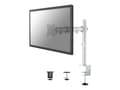 Miniatyrbilde 1 av 5: Neomounts NM-D135 - Monteringssett - full bevegelse - for LCD-skjerm - sølv - skjermstørrelse: 10"-30" - klemmemonterbar, malje, skrivebordsmonterbar