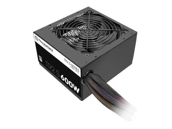 Thermaltake TR2 S 600W - Strømforsyning (intern) - ATX12V 2.3/ EPS12V - 80 PLUS - AC 230 V - 600 Watt - aktiv PFC - Europa - lajittelu - lajittelu