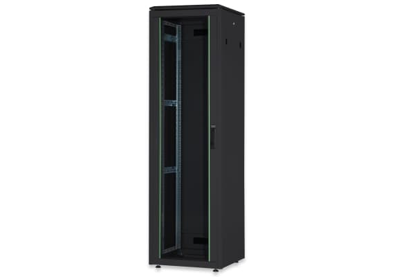 Digitus Unique DN-19 26U-6/8-B-1 - Rack skap - svart, RAL 9005 - 26U - 19"