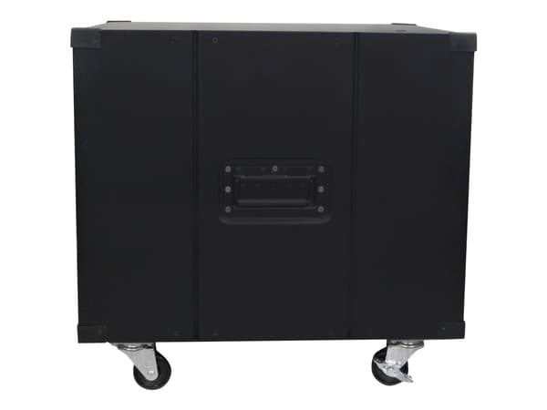 StarTech.com 9U Open Frame Rack with Wheels - 4 Post 23" Deep Portable Open Frame Cabinet for 19" Network, Data & Server Equipment - 220 lbs capacity