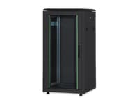 Digitus DN-19 42U-6/10-B-1, Itseseisova teline, 42U, 800 kg, Näppäinlukko, Musta