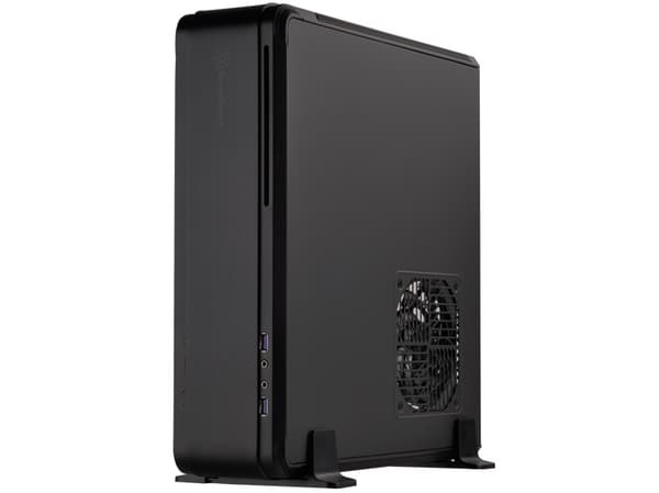 SilverStone Fortress FTZ01 - Tower - Mini-DTX - ingen strømforsyning (SFX12V) - svart - USB/lyd