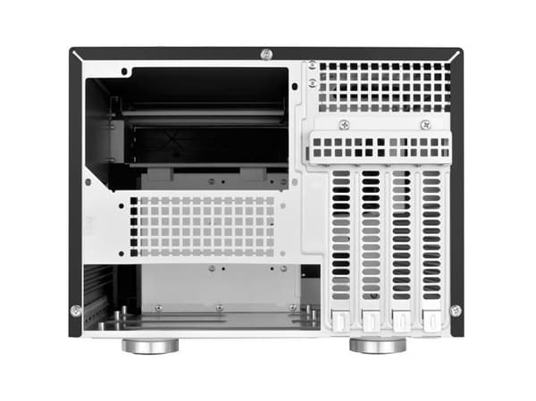 SilverStone SUGO SG12 - Tower - micro ATX - ingen strømforsyning (ATX / PS/2) - svart - USB/lyd