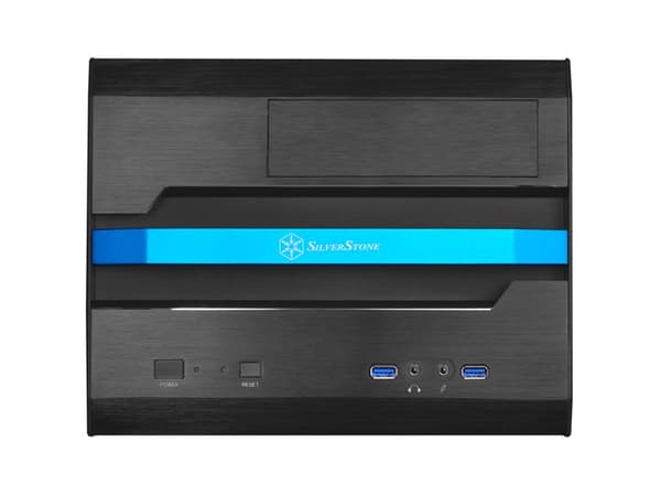 SilverStone SUGO SG12 - Tower - micro ATX - ingen strømforsyning (ATX / PS/2) - svart - USB/lyd
