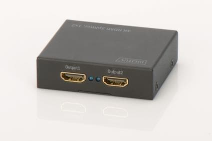 DIGITUS DS-46304 - Video/audiosplitter - 2 x HDMI - skrivbordsmodell