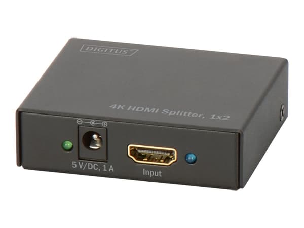 DIGITUS DS-46304 - Video/lyd-splitter - 2 x HDMI - stasjonær