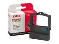OKI - Sort - print-bånd - Microline 590, 590 Elite, 591, 591 Elite -laitteisiin