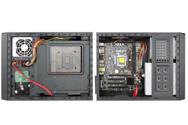 Chieftec UNI Series UE-02B - Tower - micro ATX 250 watt - USB/lyd