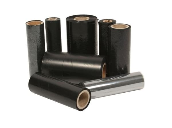 Zebra 2300 - 12-pack - 110 mm x 450 m - svart - påfyllning av bläckband (termisk överföring) (paket om 12) - för Zebra R-140, S4M, Z4Mplus, Z6MPlus;