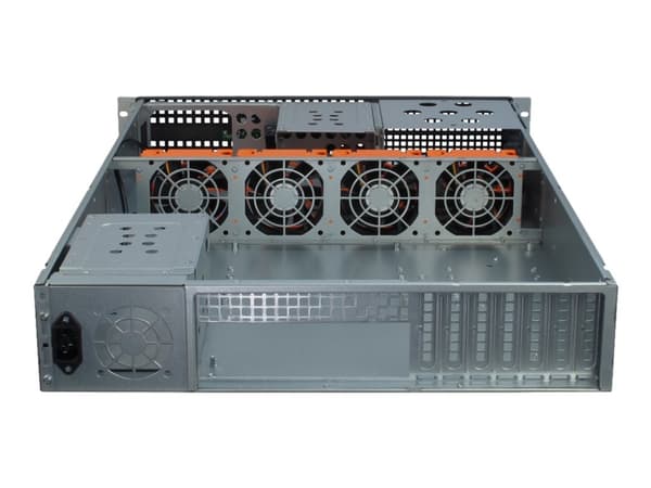 Inter-Tech IPC 2U-2129N - Kan monteras i rack - 2U - SSI EEB - ingen strömförsörjning - USB