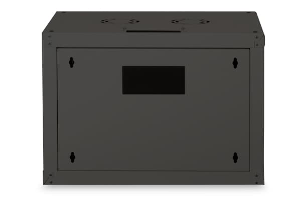 Digitus DN-19 07-U-SW, Väggmonterad rack, 7U, 100 kg, Knapplås, Svart