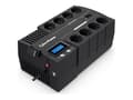 Miniatyrbilde 3 av 5: CyberPower BRICs II BR1200ELCD - UPS - AC 230 V - 720 Watt - 1200 VA - 5,5 At - USB - utgangskontakter: 8