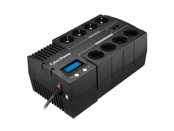 CyberPower BRICs II BR1200ELCD - UPS - AC 230 V - 720 Watt - 1200 VA - 5,5 At - USB - utgangskontakter: 8