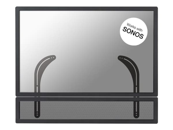 Neomounts NM-USP100 - Monteringssats (2 monteringskonsoler) - för soundbar - svart - för Sonos PLAYBAR