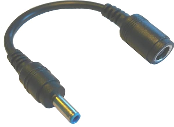 CoreParts Conversion Cable - Strømkoblingsadapter - DC-jakk 7,4 mm (hunn) til 4,5 mm DC-strømjakk (hann)