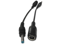 CoreParts Conversion Cable - Strømkoblingsadapter - DC-jakk 7,4 mm (hunn) til 4,5 mm DC-strømjakk (hann)