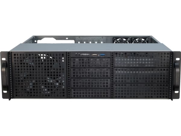 Inter-Tech IPC 3U-30240 - Rackversion - 3U - Mini ITX, mATX, FlexATX, µATX², ATX² - no PSU.