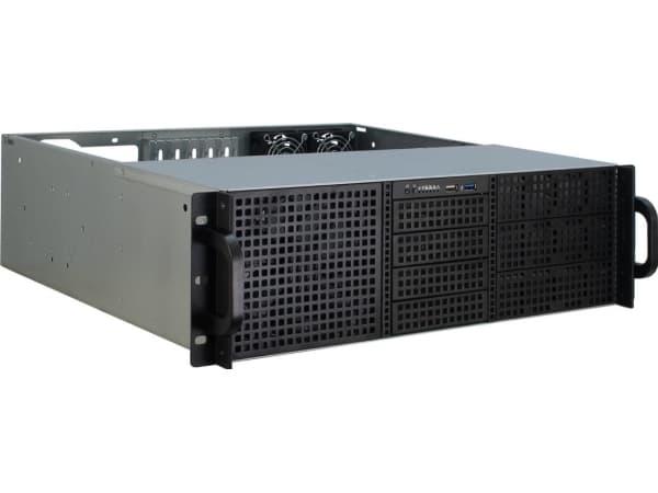 Inter-Tech IPC 3U-30240 - Rackversion - 3U - Mini ITX, mATX, FlexATX, µATX², ATX² - no PSU.