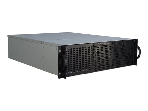 Inter-Tech IPC 3U-30240 - Rackversion - 3U - Mini ITX, mATX, FlexATX, µATX², ATX² - no PSU. Sort