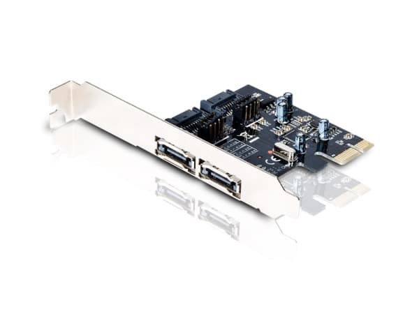 Conceptronic CSATA600EXI - Lagringskontroller - 4-kanals - SATA 6Gb/s - PCIe x1