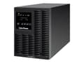 Miniatyrbild 1 av 5: CyberPower Smart App Online OL1500EXL - UPS - AC 200-240 V - 1350 Watt - 1500 VA - 9 Ah - RS-232, USB - utgångskontakter: 9