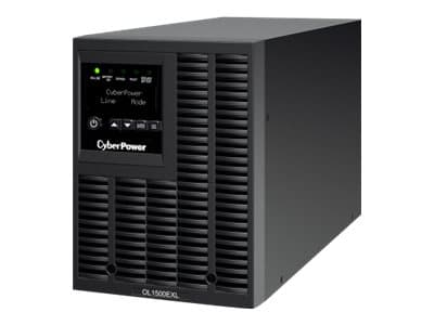 CyberPower Smart App Online OL1500EXL - UPS - AC 200-240 V - 1350 Watt - 1500 VA - 9 Ah - RS-232, USB - utgångskontakter: 9